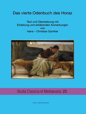 cover image of Das vierte Odenbuch des Horaz